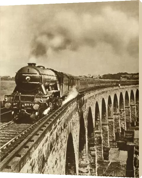 The Flying Scotsman... non-stop run between Kings Cross and Newcastle, 11 July 1927, (1935)