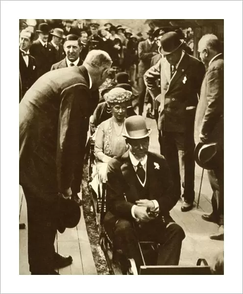 King George V and Queen Mary... British Empire Exhibition, Wembley, London, 1925, (1935)