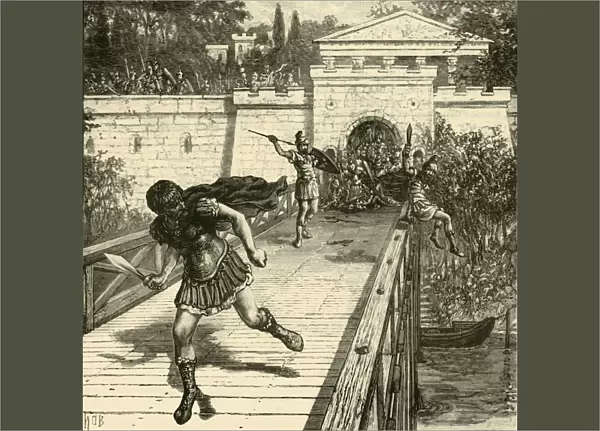 The Flight of Caius Gracchus, 1890. Creator: Unknown
