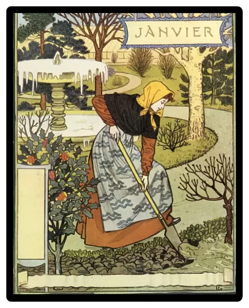 Janvier, 1896. Creator: Eugene Samuel Grasset