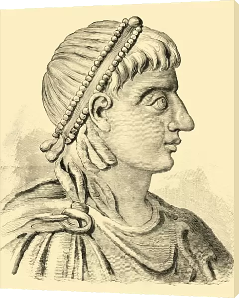 Justinian, (c6th century), 1890. Creator: Unknown