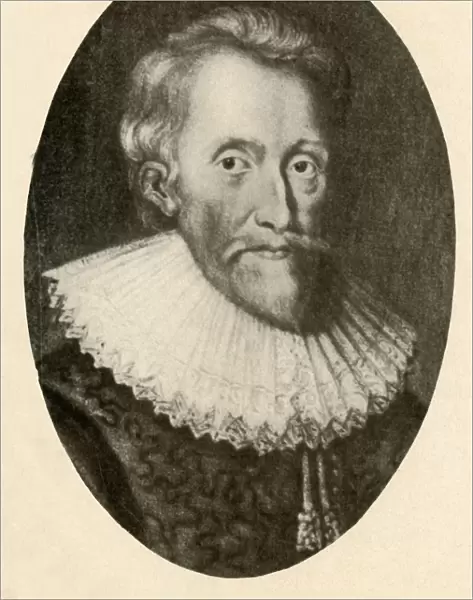 Portrait of Sir Edwin Sandys, with turned-down ruff, c1560-1570, (1937). Creator: Unknown