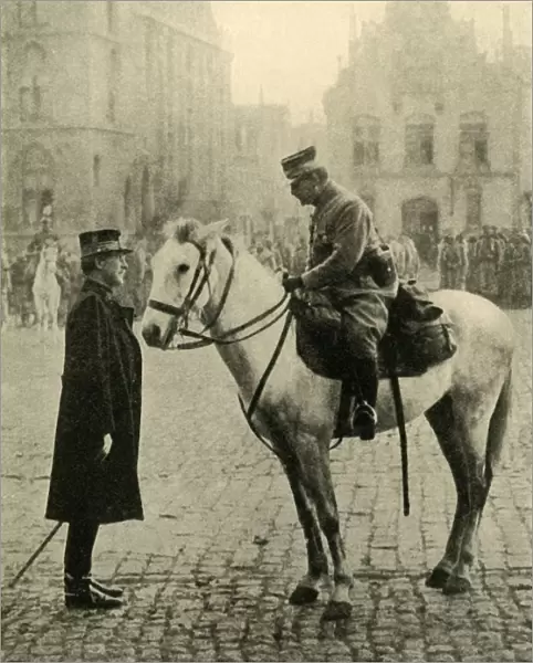 Albert I of Belgium, First World War, 1914, (c1920). Creator: Unknown