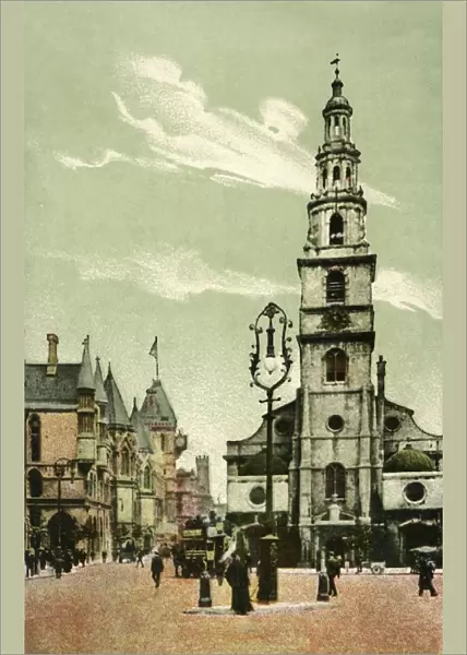 St Clement Danes, Strand, London, c1910. Creator: Unknown