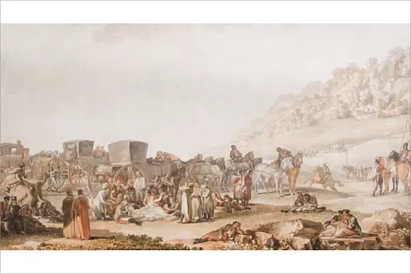 The Death of Prince Grigori Potyomkin in the Bessarabian steppe, 1791. Creator: Ivanov