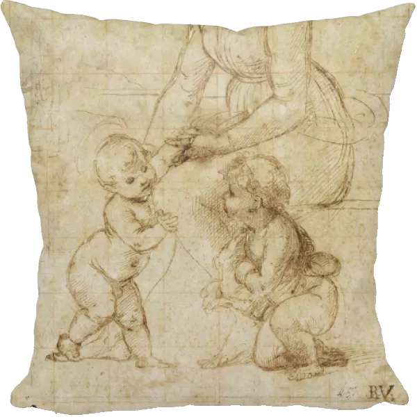 Study for La belle jardiniere, ca 1506-1507. Creator: Raphael (Raffaello Sanzio da Urbino)