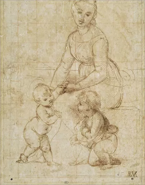 Study for La belle jardiniere, ca 1506-1507. Creator: Raphael (Raffaello Sanzio da Urbino)