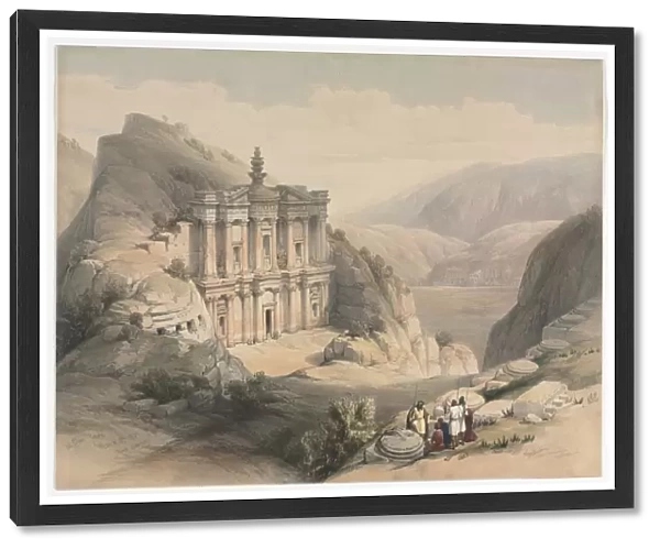 El Deir Petra, 1839. Creator: David Roberts (British, 1796-1864)