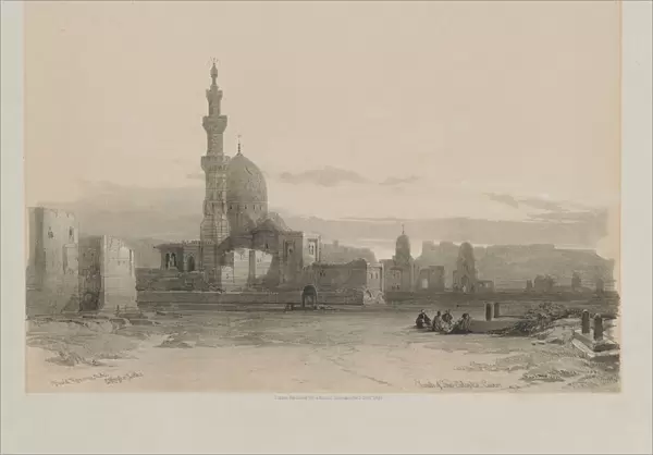 Egypt and Nubia, Volume III: Tombs of the Caliphs, Cairo, 1848. Creator: Louis Haghe (British