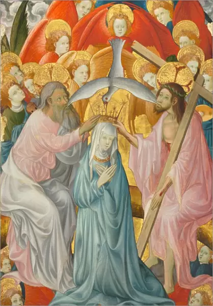 The Coronation of the Virgin with the Trinity, c. 1400. Creator: Master of Rubielos de Mora