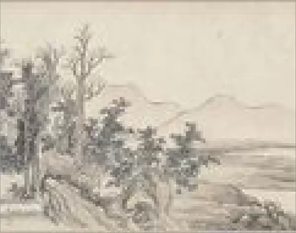Hall of Lofty Pines, 1703. Creator: Wang Hui (Chinese, 1632-1717)
