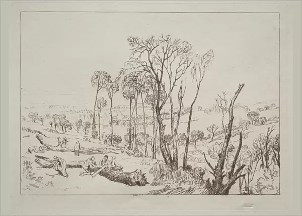 Liber Studiorum: Crowhurst, Sussex. Creator: Joseph Mallord William Turner (British, 1775-1851)