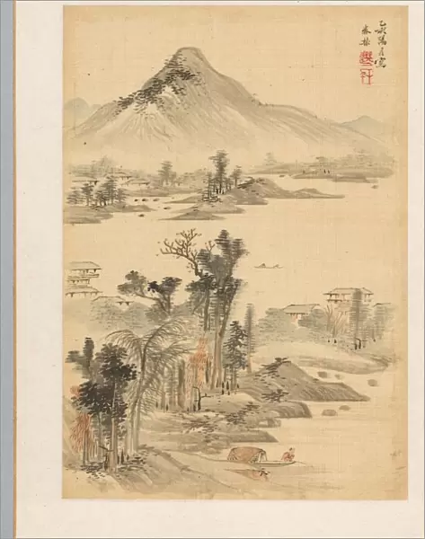 Landscape, 1815. Creator: Shunkin Uragami (Japanese, 1779-1846)