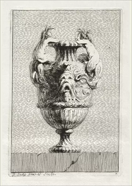 Suite of Vases: Plate 7, 1746. Creator: Jacques Francois Saly (French, 1717-1776)