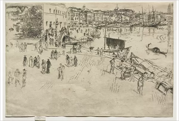 The Riva, No. 1, 1880. Creator: James McNeill Whistler (American, 1834-1903)