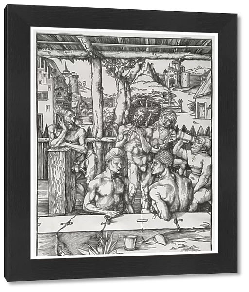 The Mens Bath House, c. 1496-1497. Creator: Albrecht Dürer (German, 1471-1528)