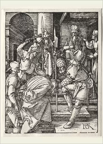 The Small Passion: Christ Before Annas, 1509-1511. Creator: Albrecht Dürer (German