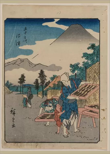 The Fifty-Three Stations of the Tokaido: Numazu, c. 1850. Creator: Ando Hiroshige (Japanese, 1797-1858)