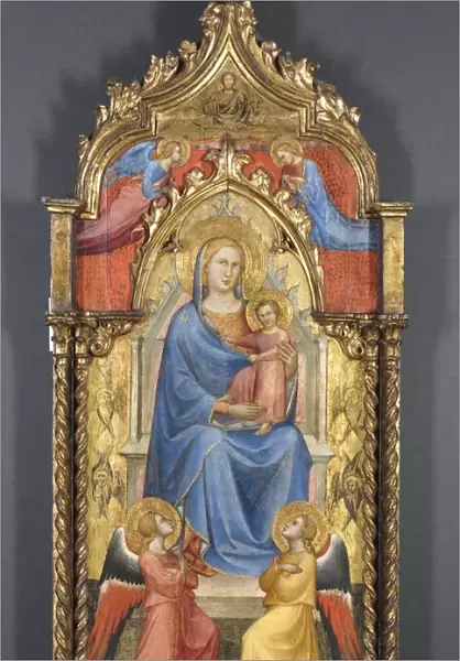 Virgin and Child with Angels, 1405. Creator: Spinello Aretino (Italian, 1350  /  52-1410)