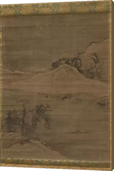 Landscape with Fishermen, 1600s. Creator: Yi Bul-hae (Korean, active 1500s), attributed to