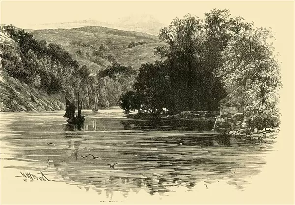On the Dart at Waynfleet, 1898. Creator: Unknown