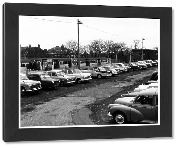 Leytonstone station car park, 1960 s. Creator: Unknown