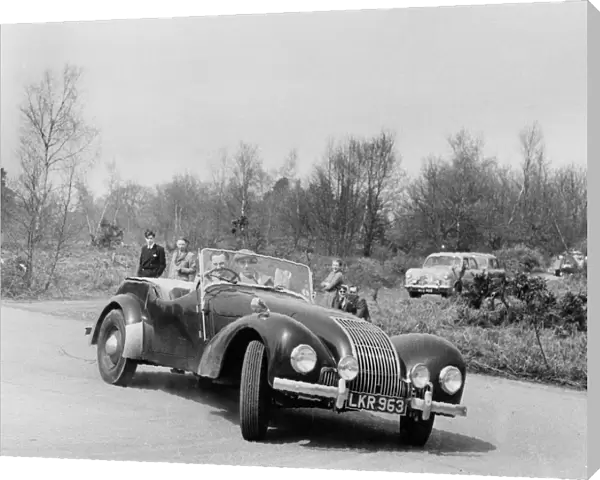 Allard L type, London Motor Club Little Rally 18th March 1953. Creator: Unknown