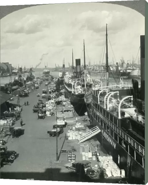 The Harbor of Copenhagen, Metropolis of Denmark, c1930s. Creator: Unknown