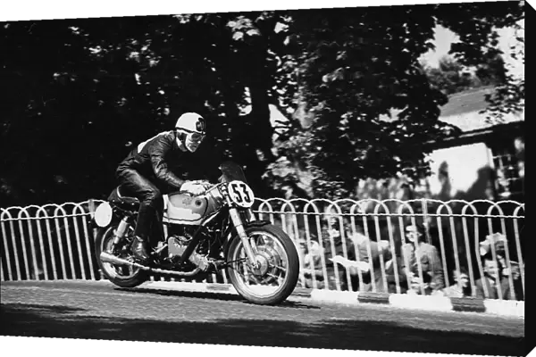 AJS, Armstrong 1951 Isle of Man Tourist Trophy Race. Creator: Unknown