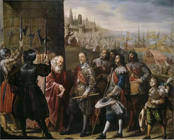 The Relief of Genoa by the 2nd Marquis of Santa Cruz, 1634-1635. Creator: Pereda y Salgado