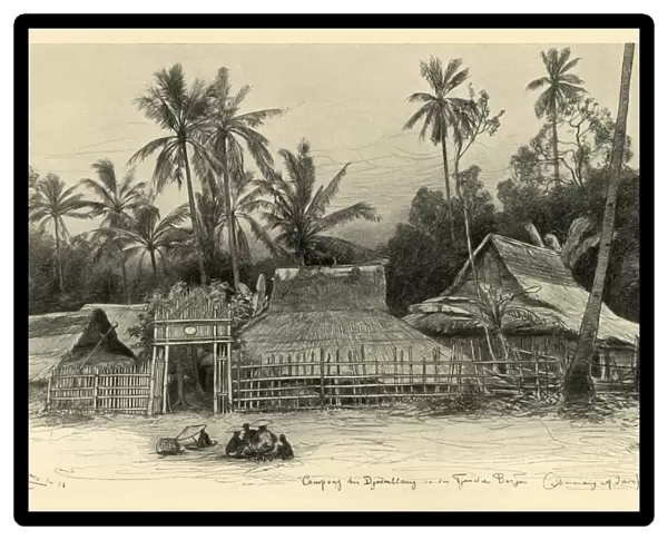 Kampong near Jomblang, Semarang, Java, 1898. Creator: Christian Wilhelm Allers