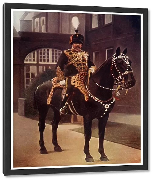 Colonel of the 10th Hussars. (H. R. H. The Prince of Wales), 1900. Creator: Gregory & Co