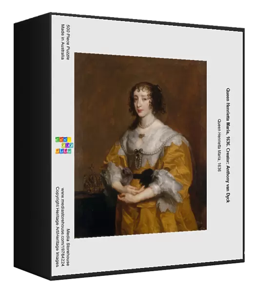 Queen Henrietta Maria, 1636. Creator: Anthony van Dyck