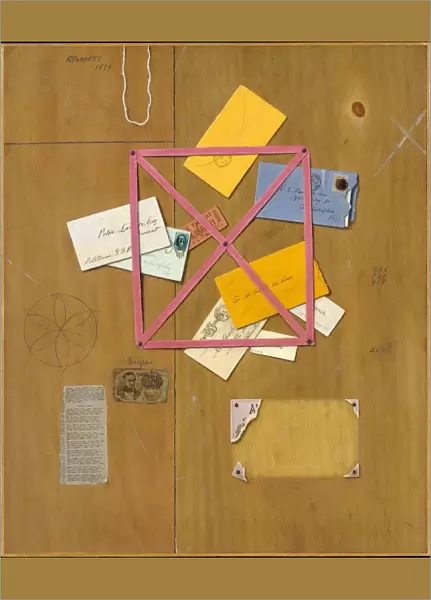 The Artists Letter Rack, 1879. Creator: William Michael Harnett