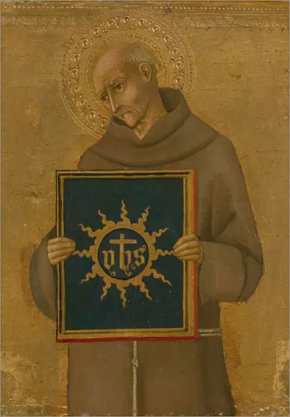 Saint Bernardino, 1450-60. Creator: Sano di Pietro