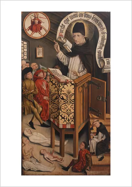 Sermon of Saint Albertus Magnus, ca. 1430-95. Creator: Friedrich Walther