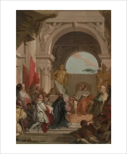 The Investiture of Bishop Harold as Duke of Franconia, ca. 1751-52. Creator: Giovanni Battista Tiepolo