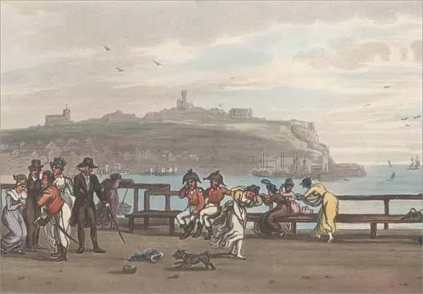 Spa Terrace, from Poetical Sketches of Scarborough, 1813. 1813
