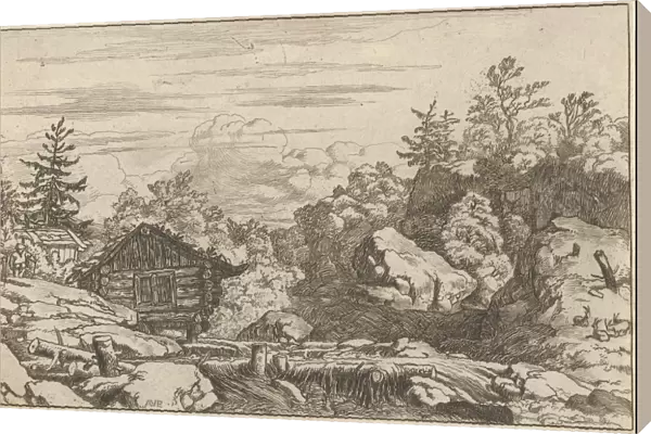 The Cottages at the Bank, 17th century. Creator: Allart van Everdingen