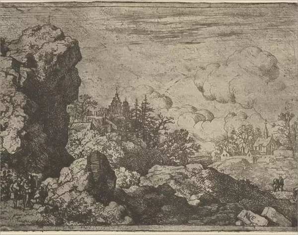 The Three Travellers at the Foot of High Rock, 17th century