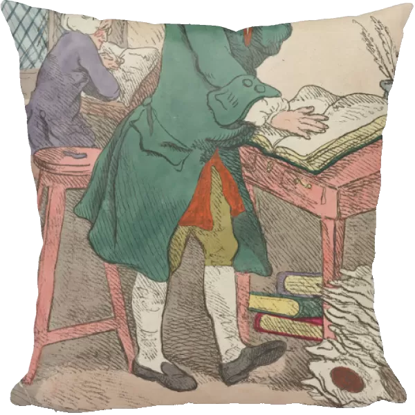 A Money Scrivener, January 1, 1801. January 1, 1801. Creator: Thomas Rowlandson