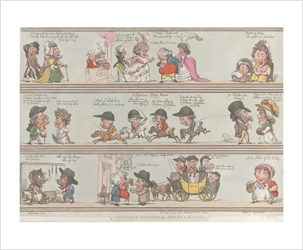 Grotesque Borders for Rooms & Halls, December 1, 1800. December 1, 1800