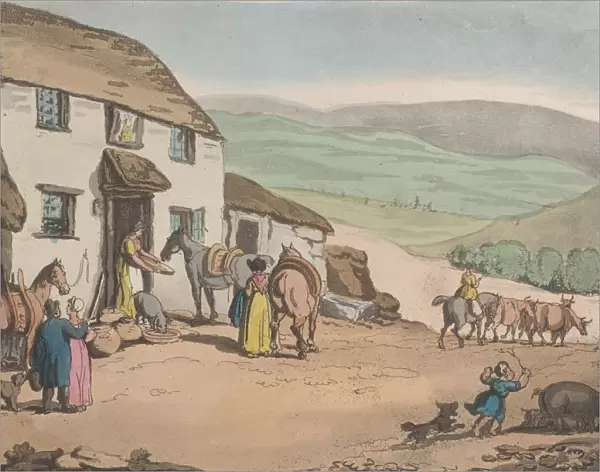 A View of Camelford, Cornwall, from Sketches from Nature, 1822. 1822