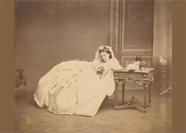 La robe de soie, 1860s. Creator: Pierre-Louis Pierson