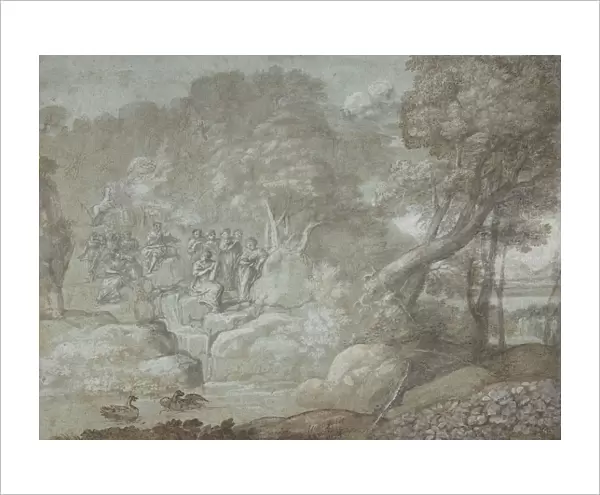 Landscape with Apollo and the Muses, 1674. Creator: Claude Lorrain