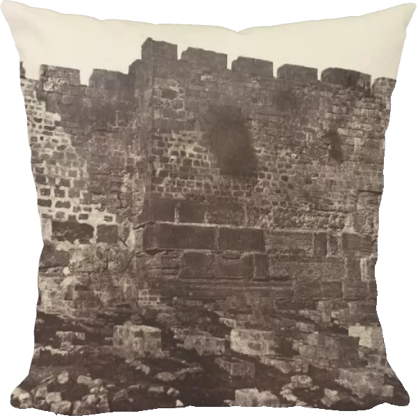 Jerusalem, Enceinte du Temple, Face Est de l angle Nord-Est, 1854