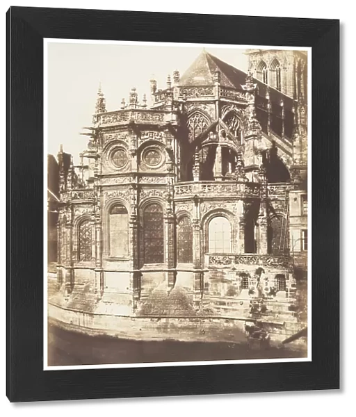 Abside de Saint-Pierre, Caen, 1852-54. Creator: Edmond Bacot