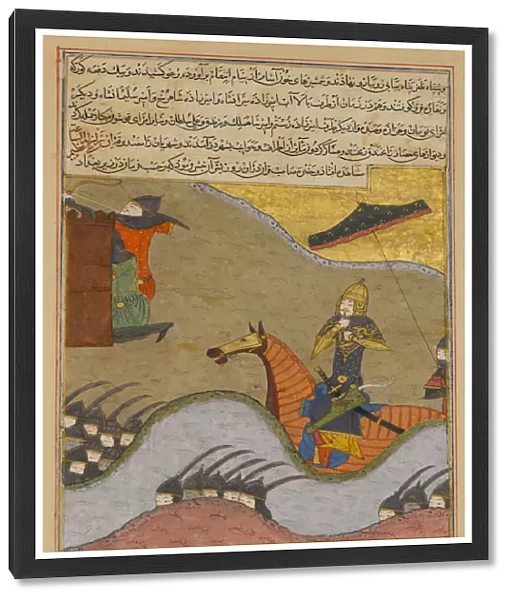 Conquest of Baghdad by Timur, Folio from a Zafarnama... Dhu l Hijja 839 A.H.  /  A.D