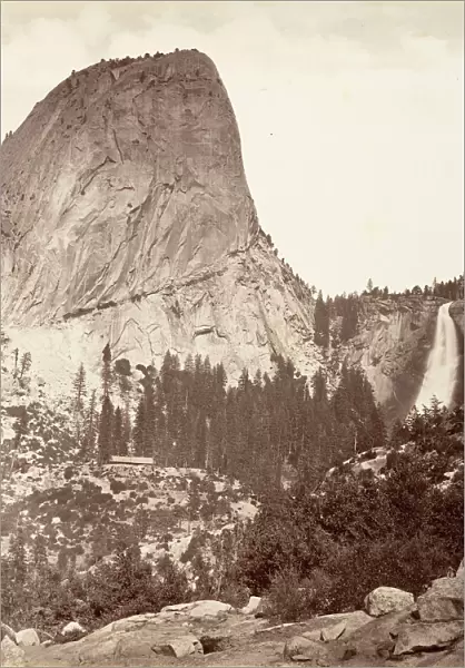 Cap of Liberty and Nevada Fall, Yosemite, ca. 1872, printed ca. 1876