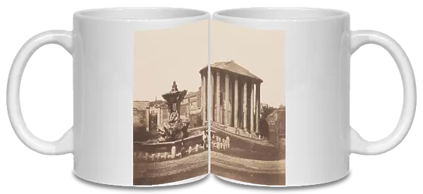 Temple of Vesta, 1850s. Creator: Pietro Dovizielli